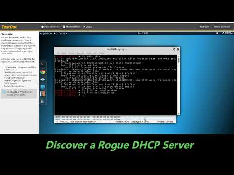 6.2.7 Discover a Rogue DHCP Server (TestOut Lab), only for learning purpose.
