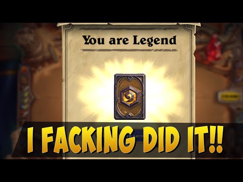I DID IT! LEGEND RANK HEARTHSTONE