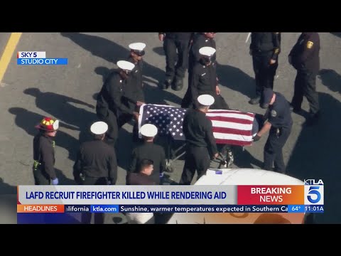 LAFD recruit firefighter killed while rendering aid on 101 Freeway