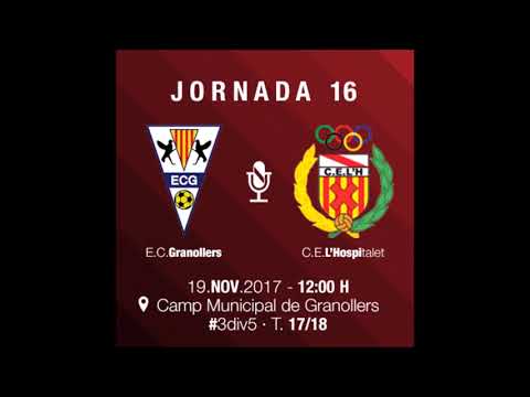 Gol Cristian Gómez E. C. Granollers - C. E. l´Hospitalet
