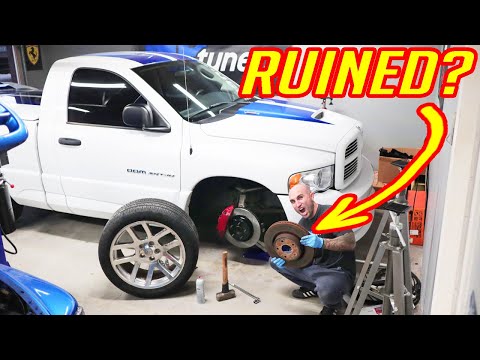 Dodge Ram SRT-10 Brake Rotor Replacement