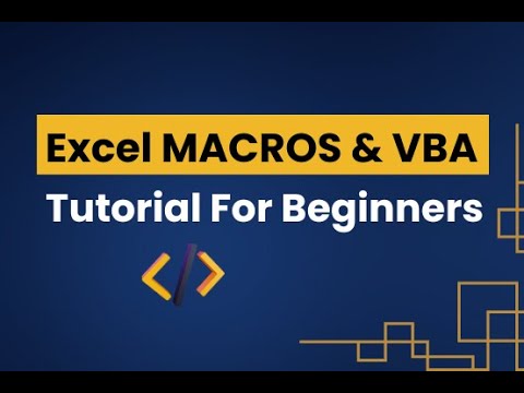 Excel Macros & VBA - Tutorial for Beginners