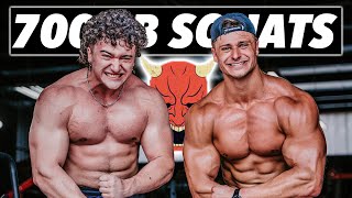 700 LB SQUATS W/ WHEEZE AT CORRUPTED STRENGTH!! | DEATH STAR DELTS W/ JAKOB BERGEN final