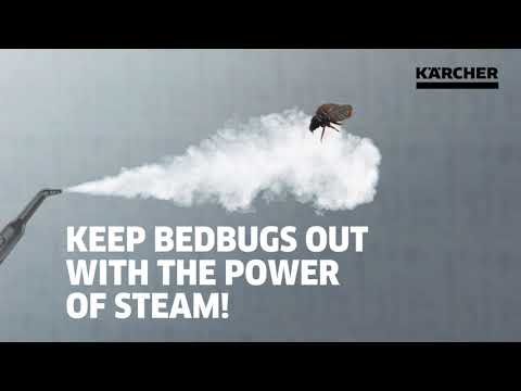 Fight against bed bugs with Karcher steam cleaners!