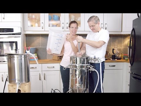 Brew Number Nine - Belgian Wit - Part 1 Mashing in  || BrewHouse HomeBrew