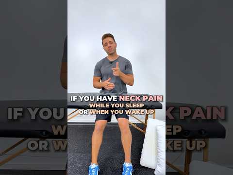 Sleep Better Tonight Eliminate Neck Pain At Night And In The Morning shorts