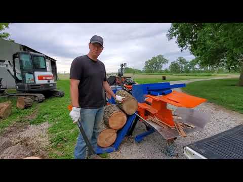 #62 Cutting and Splitting Firewood : IS THIS PARADISE ?