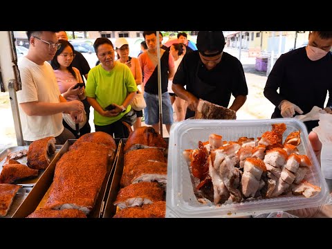Insane!! This KL Roast Pork in Kepong Has People Going CRAZY–SOLD OUT in 2 Hours?! 吉隆坡甲洞爆红烧肉, 两小时就卖光
