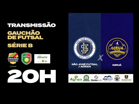 SÃO JOSÉ X GIRUÁ - Gauchão de Futsal Série B