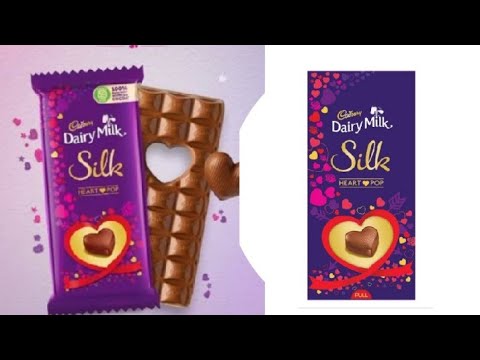 UNBOXING OF CADBURY DAIRYMILK SILK HEART ❤ POP // Dairy milk // choclate