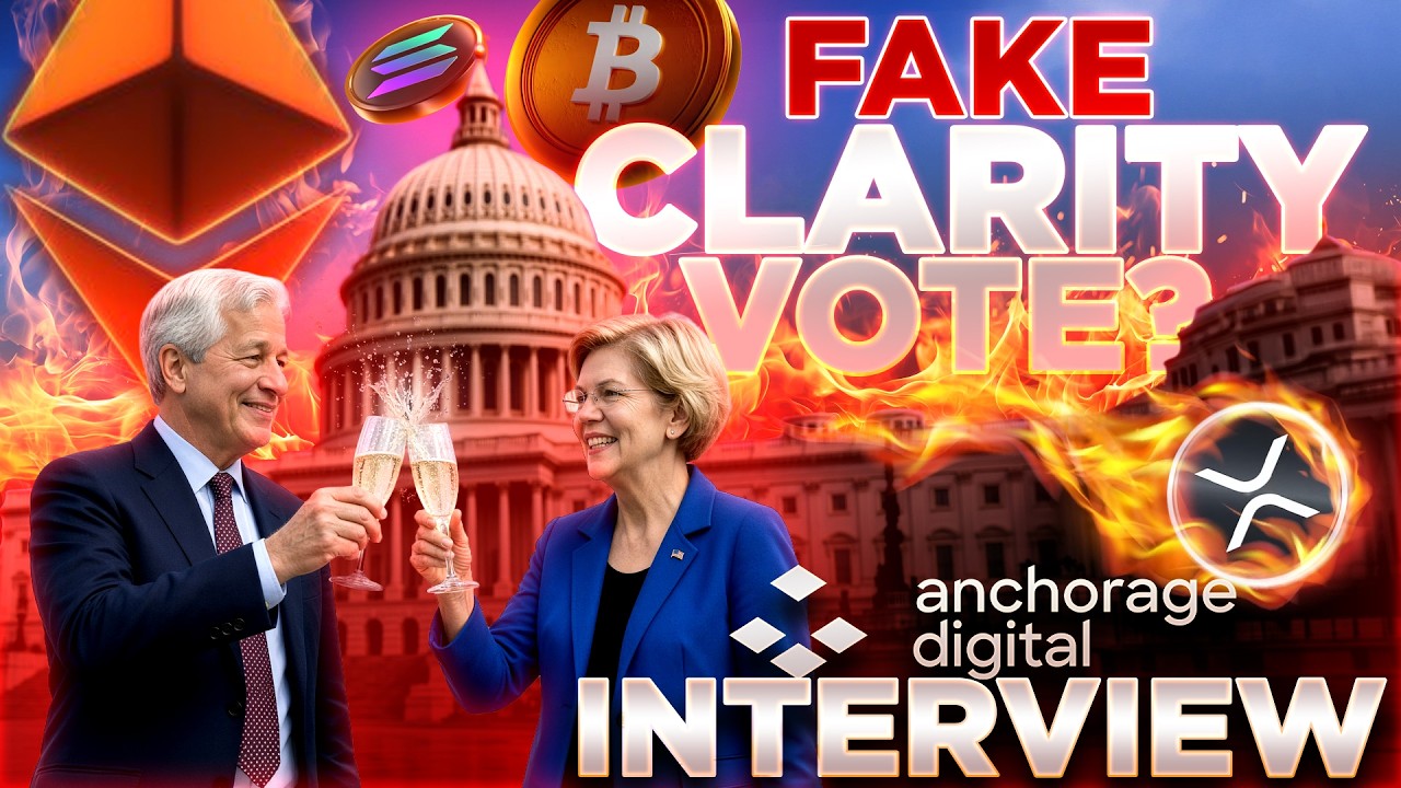 Banks OUTPLAYED Crypto🚨CLARITY's September Vote Too Late?💥Anchorage Digital INTERVIEW