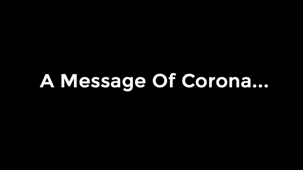 A message from Corona in Gujarati