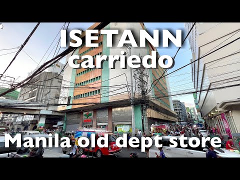 Excursão a pé por Isetann Quiapo | Caminhada pela loja de departamentos Isetann Carriedo Quiapo