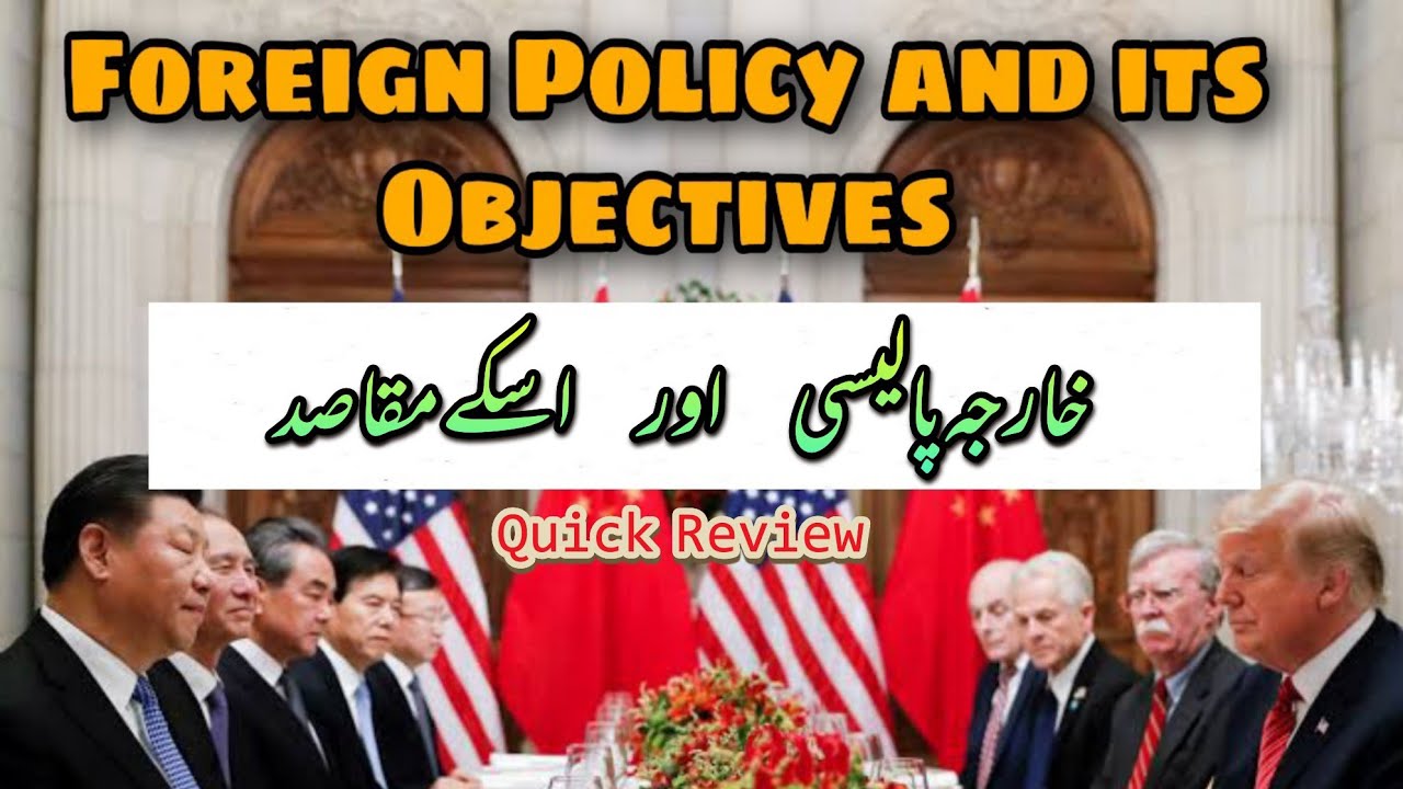 Foreign Policy its Meaning & Determinants - International Relations