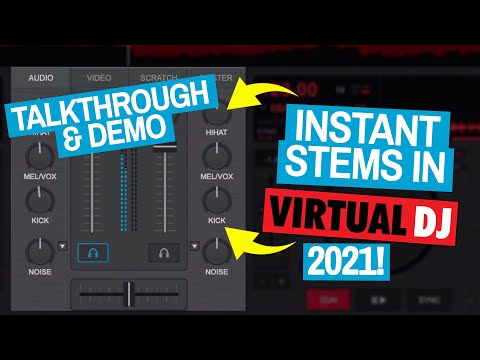Virtual DJ 2021 - Amazing REAL-TIME Stems Mixing  - Quick Review & Demo