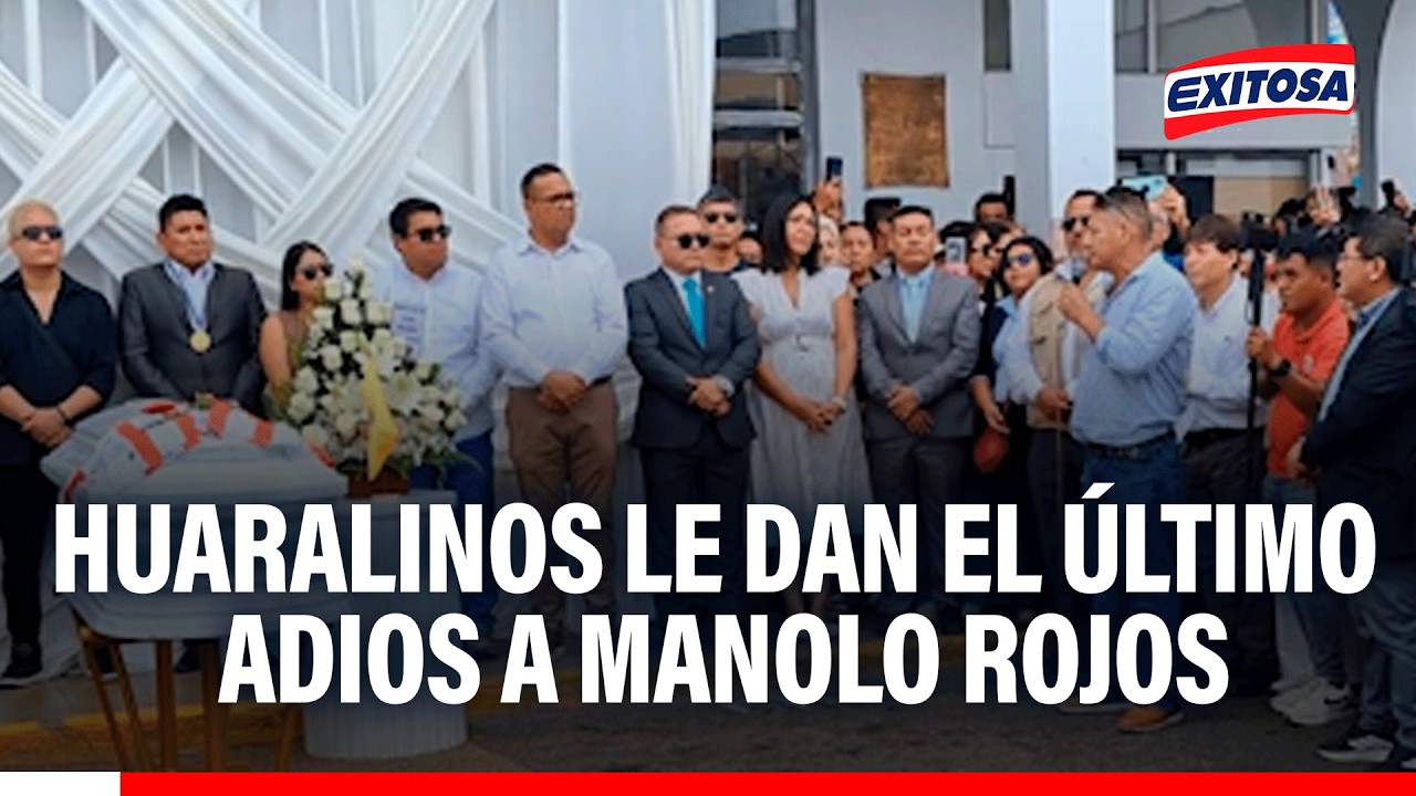 🔴🔵 Manolo Rojas es despedido por los pobladores de Huaral