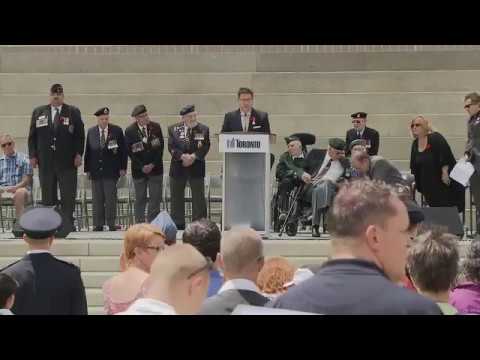 City of Toronto 2018 D-Day Ceremony