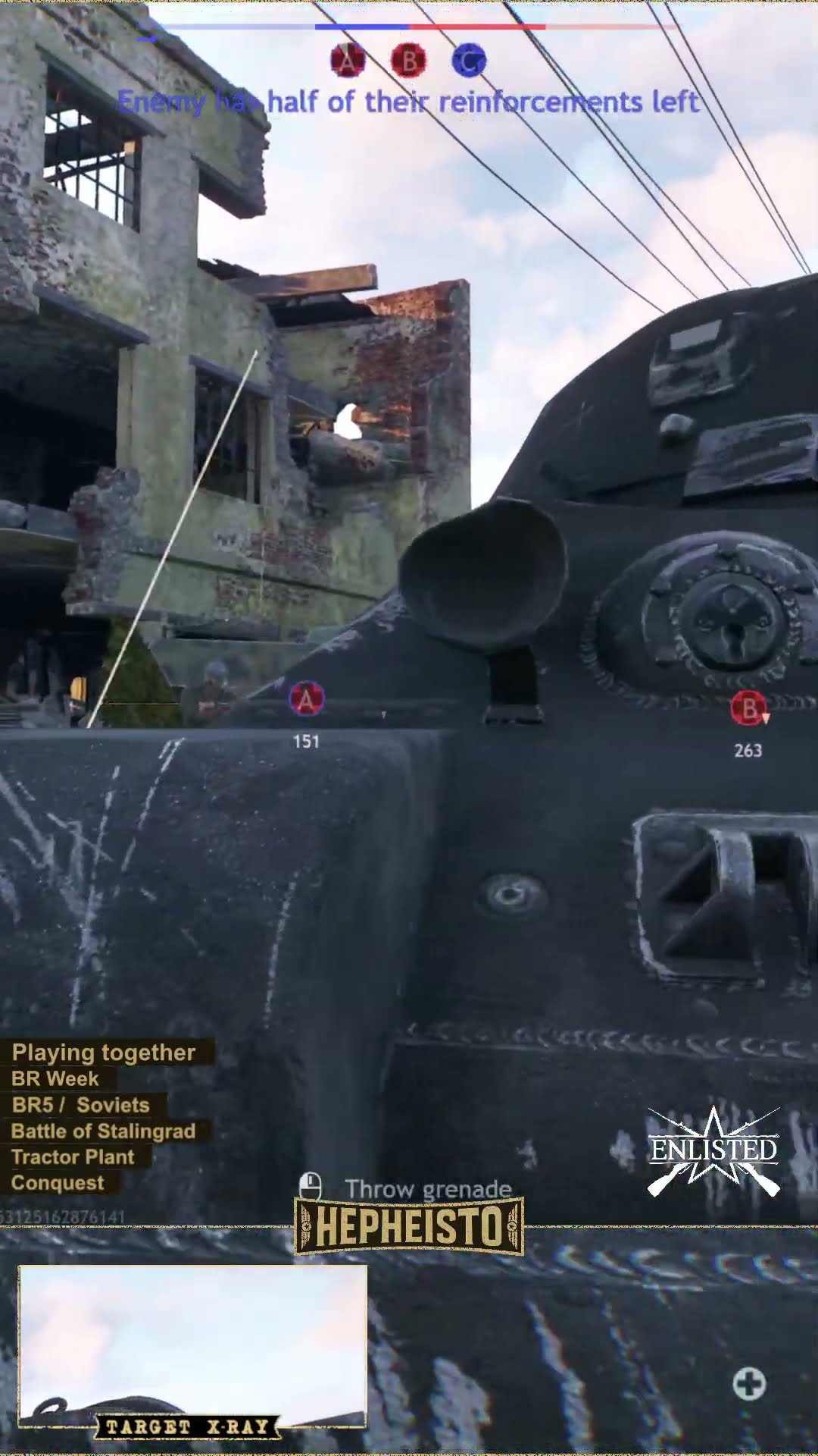 Assaulter eliminates Sd. Kfz. 251/9 with Explosion Pack