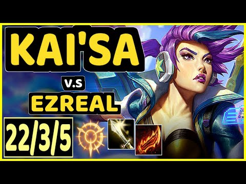 ARROW (KAI'SA) vs EZREAL - QUADRAKILL 22/3/5 KDA BOTTOM ADC CHALLENGER GAMEPLAY - NA