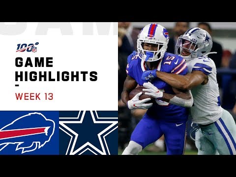 Bills vs. Cowboys Week 13 Highlights | NFL 2019