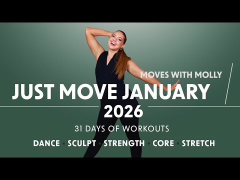 New Year 2026 | 31 Day Workout Challenge | Dance, Sculpt, Strength, Core, & Stretch Workouts