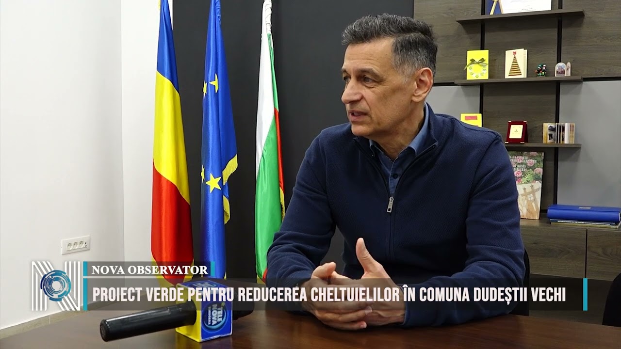 Proiect verde pentru reducerea cheltuielilor în comuna Dudeștii Vechi