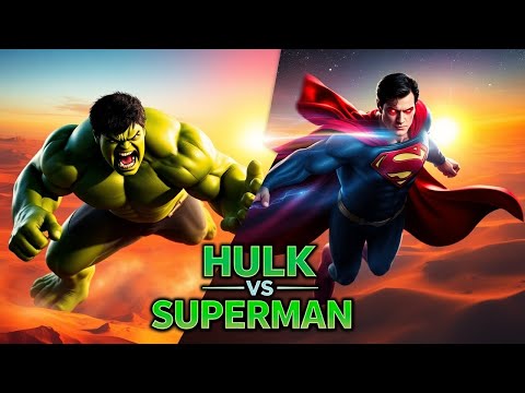 Hulk vs Superman Who Wins in Deserts, Space, and More