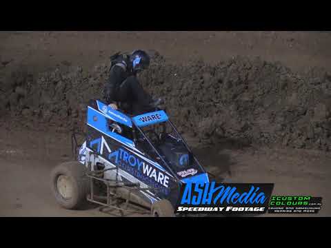 Speedcars - A-Main - Polar Ice Midget Series - Archerfield Speedway - 07.10.17