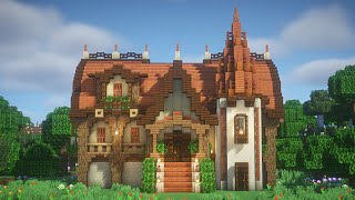 【マインクラフト】ファンタジーな倉庫の作り方 / 外装編【マイクラ建築】