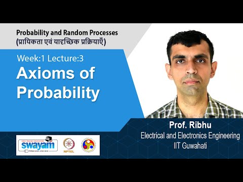 Probability and Random Processes प्रायिकता एवं यादृच्छिक प्रक्रियाएँ Introductory Video