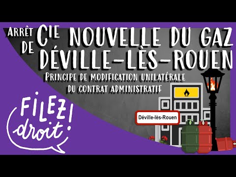 Modification unilatérale du contrat, CE, 10/01/1902, Cie nouvelle du gaz de Déville-Lès-Rouen