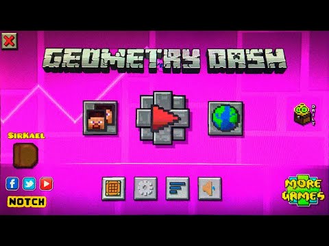 Minecraft Texture Pack for Geometry Dash 2.11 [DOWNLOAD]