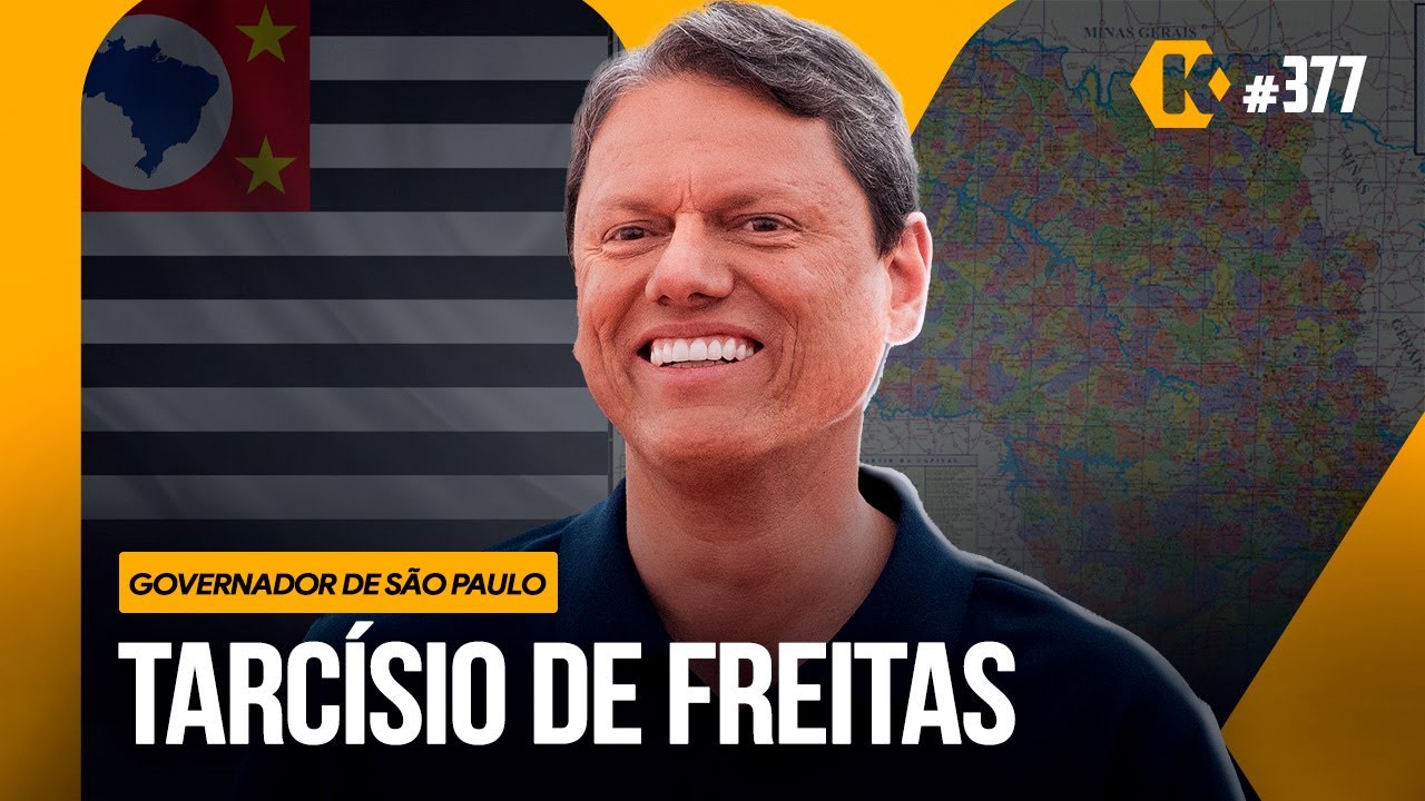 TARCÍSIO DE FREITAS - GOVERNADOR DE SÃO PAULO - KRITIKÊ #377
