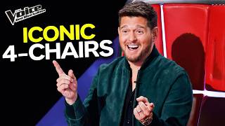 The MOST POWERFUL 4 Chair Turns In Voice History | The Voice [4K]