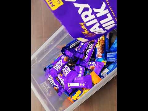 ASMR Chocolates !! ASMR Storing In A Box.. #galaxy #chocolate #cadbury #krazycultures #storage #asmr