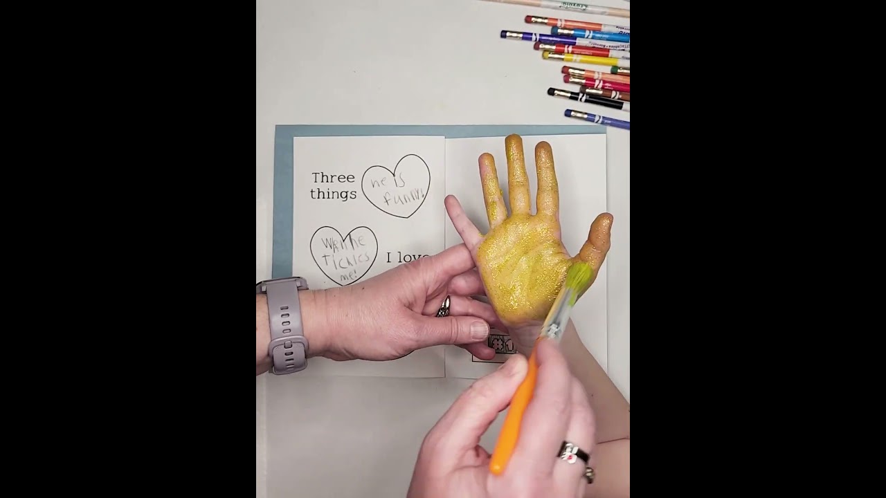 Printable gift for Dad, All About Dad Printable card, Fingerprint Craft for Kids #craftsforkids