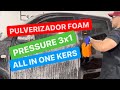 PULVERIZADOR SNOW FOAM PRESSURE ALL IN ONE  3 Em 1 KERS