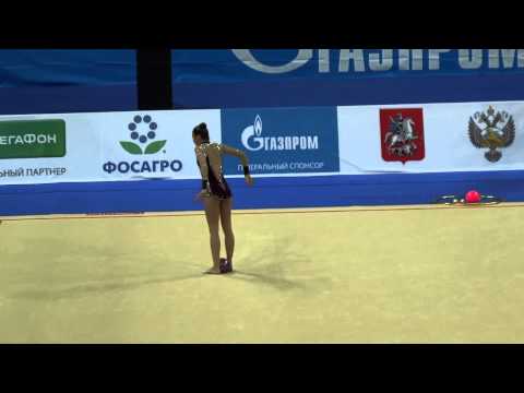 Александра Меркулова (мяч). Merkulova Alexandra Russia (ball)