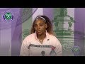 Serena Williams Runner-Up Press Conference Wimbledon 2019