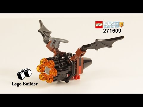 Lego Nexo Knights 271609 Bat Flyer Gun polybag Limited Edition - Lego Speed build review