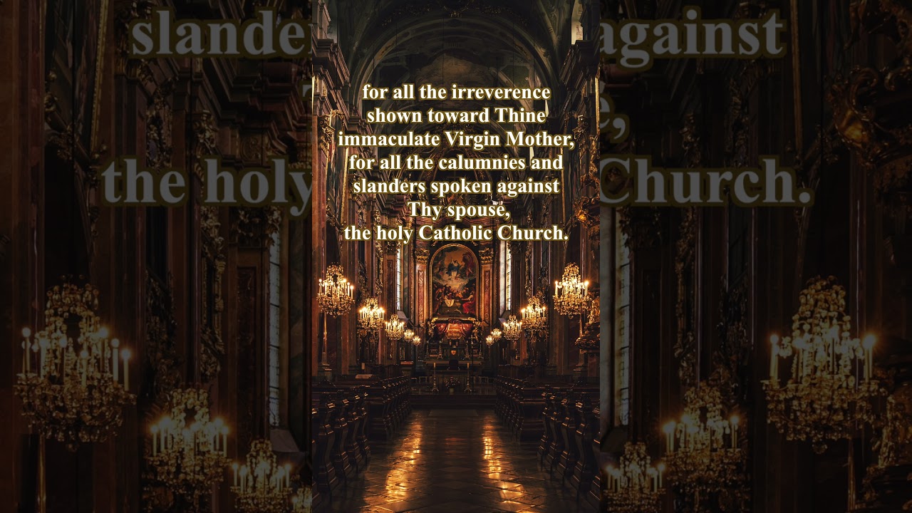 Prayer of Reparation for Blasphemy at Paris Olympics @pintswithaquinas