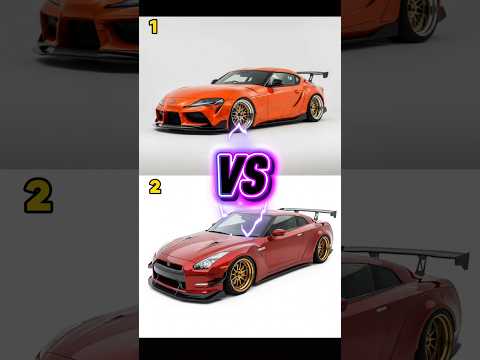 Toyota Supra vs Nissan GTR