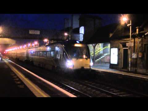 Iarnród Éireann Irish Rail ICR 22000 DMU 22017 departs Newbridge Station