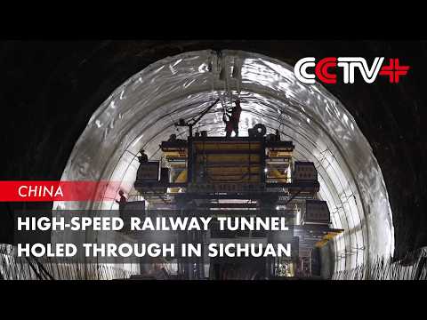 High-Speed Railway Tunnel Holed Through in Sichuan