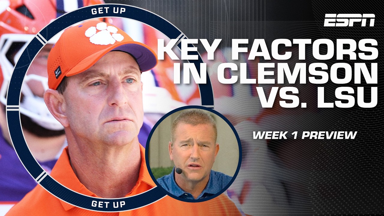 GAME ON 🏈 LSU will be playing a 'PISSED OFF' Clemson team in Week 1 😤 - Kirk Herbstreit | Get Up