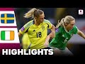 Sweden vs Ireland | Highlights | Women's Euro Qualifiers 04-06-2024
