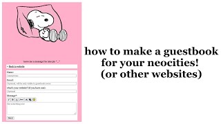 Download lagu how to make a guestbook for neocities! (or other websites) mp3