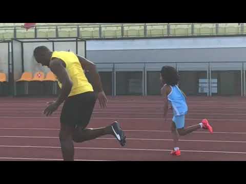 Compilation of Nigel Punch and Usain Bolt in the AllianzDirect commercial