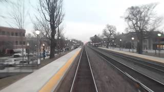 preview picture of video 'METRA BNSF Aurora Line: Cicero to Downers Grove Rear View EXPRESS'