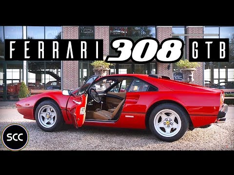 FERRARI 308 GTB QV 1983 - Test Drive in top gear - Quattrovalvole V8 Engine sound | SCC TV